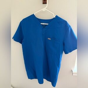 Figs Men's Blue Scrub Top